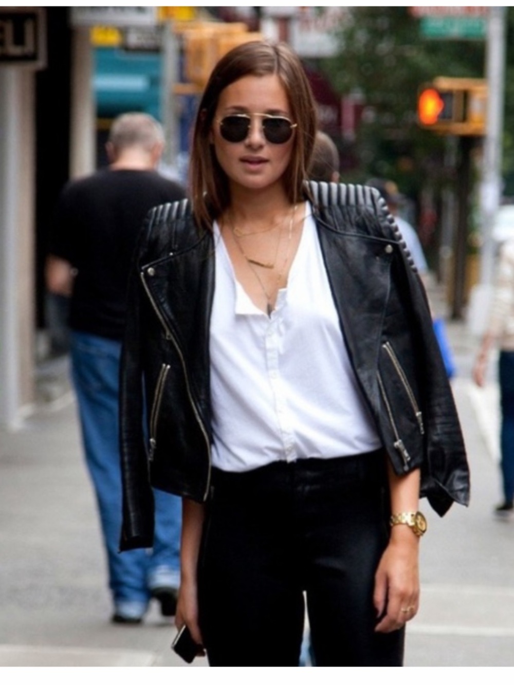 Like new H&M Rare Limited Edition Black Leather Jacket Asymmetrical Biker Moto